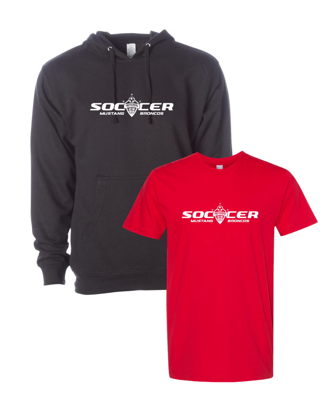 Mustang Boys Soccer Shield (T-Shirts, Hoodies, Sweatshirts)