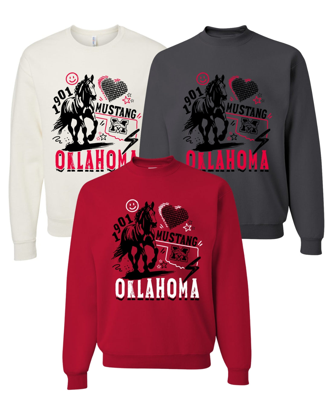 Mustang FCCLA Sweatshirt (Mulitple Colors)