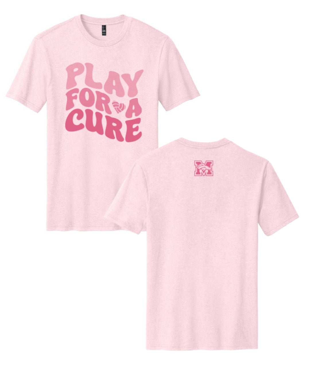 Mustang Volleyball "Pink Out" T-Shirt