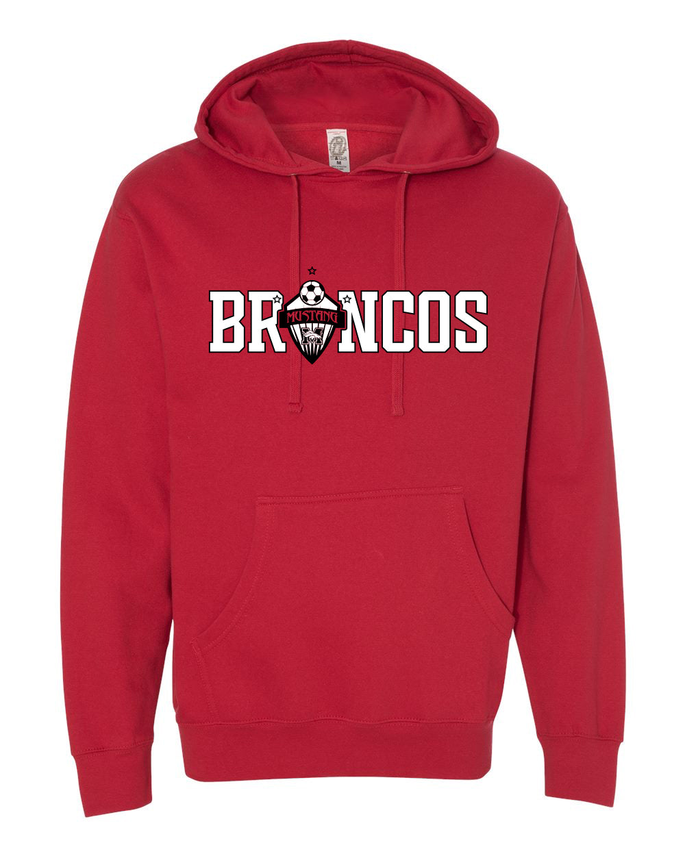 Mustang Boys Soccer Broncos Shield (T-Shirts & Hoodies) + Nike