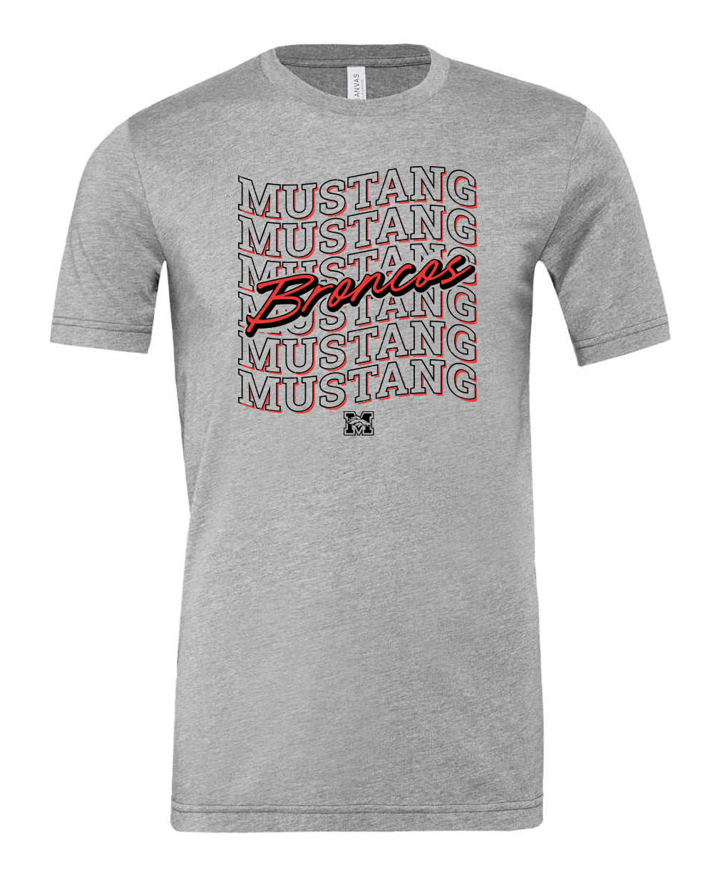Mustang Trails "Broncos Script" - T-Shirts & Hoodies
