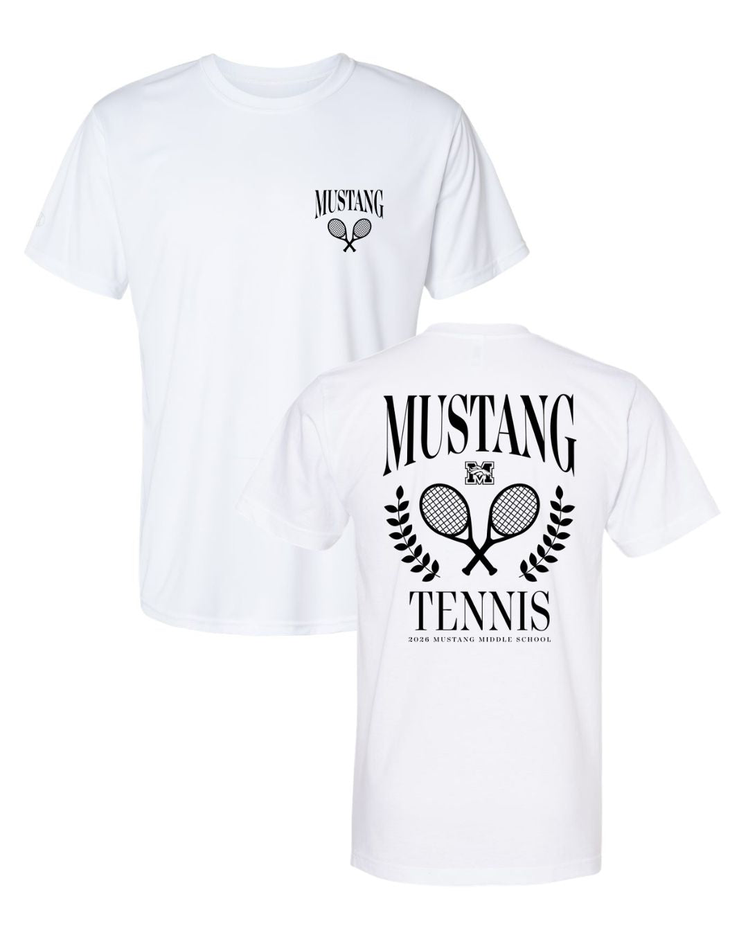 MMS Tennis Collegiate T-Shirt (Red/White)