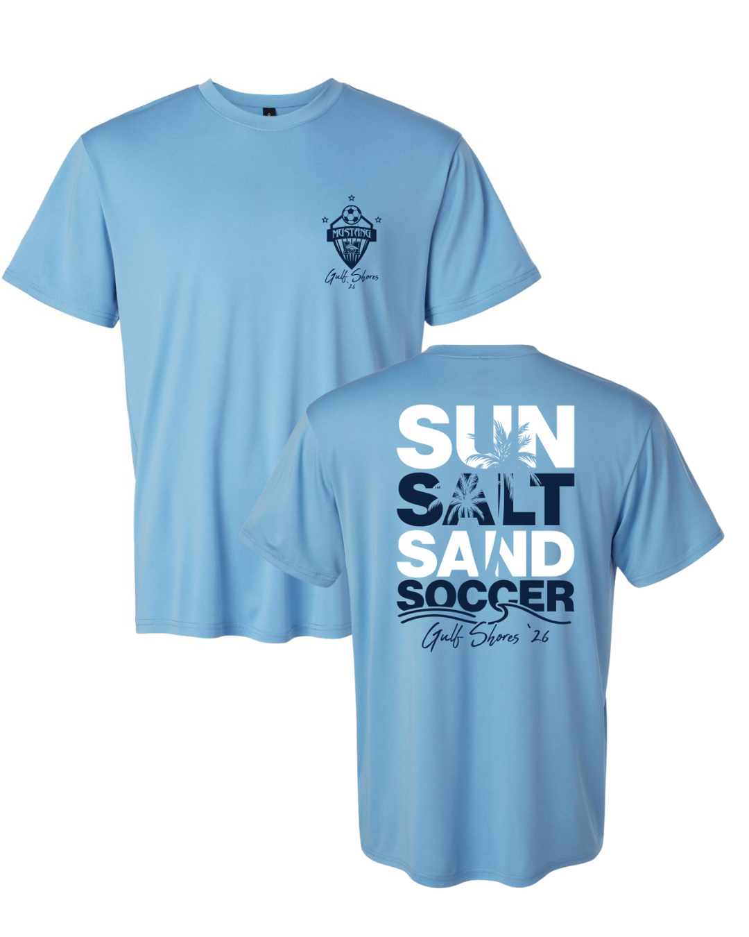 Mustang Soccer - Gulf Shores Performance T-Shirt