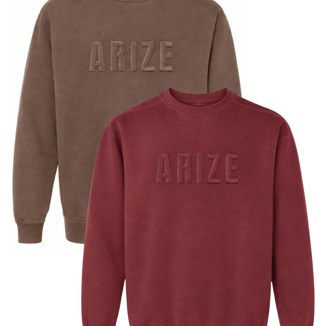 Arize Garment Dyed Sweatshirt - Monochromatic