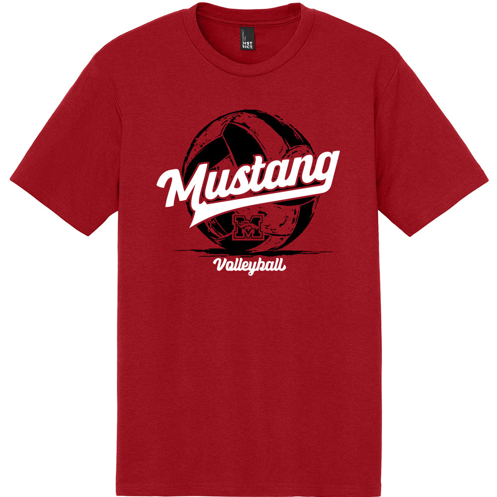 Mustang Volleyball Red T-Shirt
