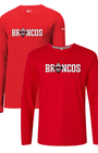 Mustang Men's Soccer Long Sleeve (Performance or Cotton)