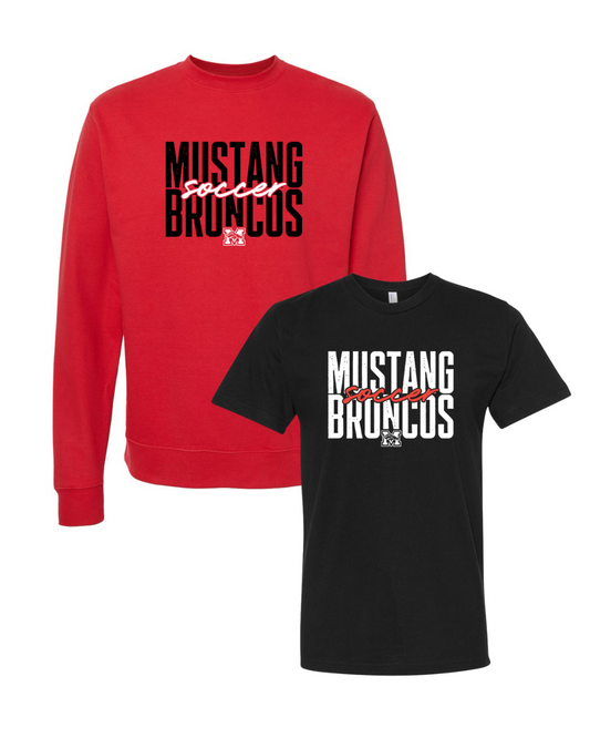 Mustang Girls Soccer Script (T-Shirts, Sweatshirt, Hoodies)