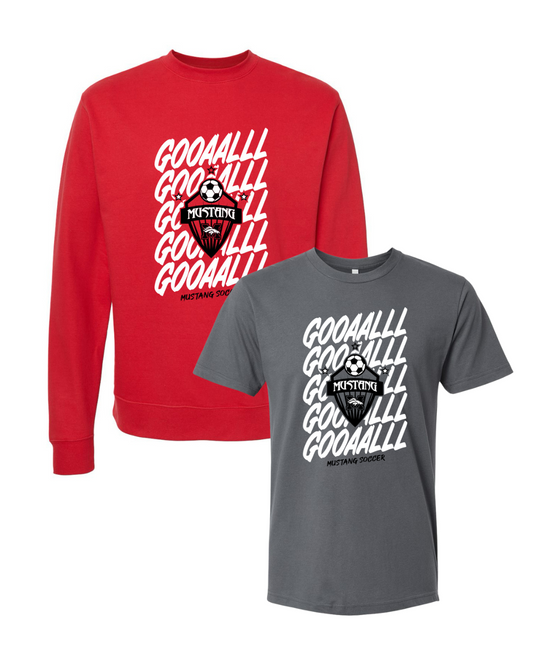 Mustang Boys Soccer GOOAALL (T-Shirts & Sweatshirts)