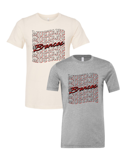 Mustang Trails "Broncos Script" - T-Shirts & Hoodies