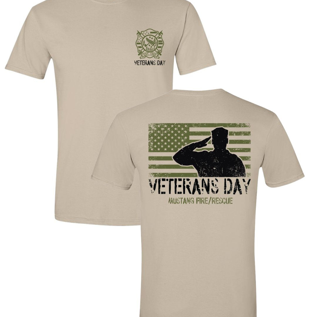 Mustang Fire Veteran's Day T-Shirt