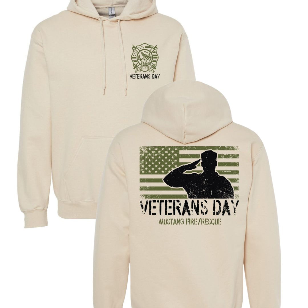 Mustang Fire Veteran's Day Hoodie