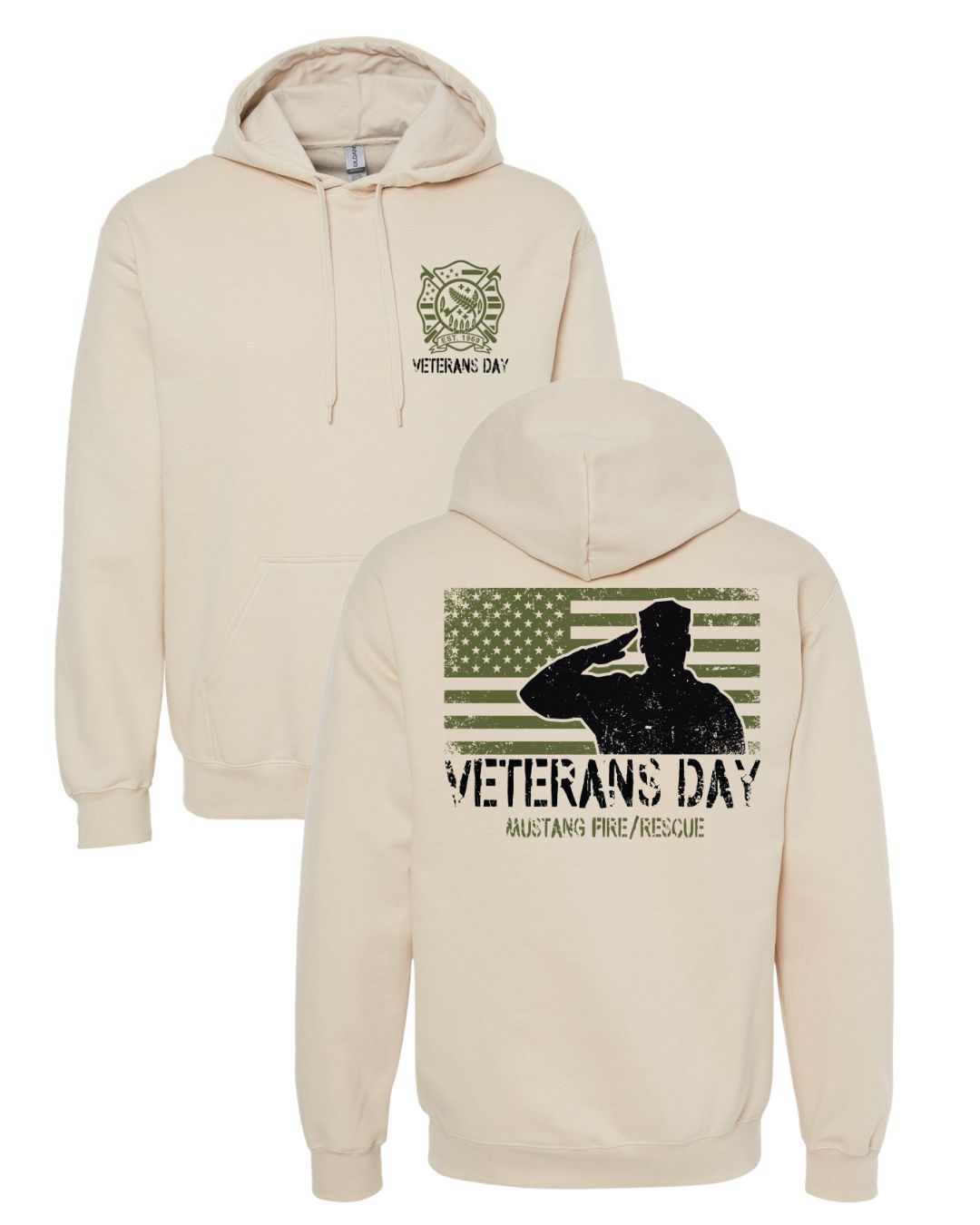 Mustang Fire Veteran's Day Hoodie