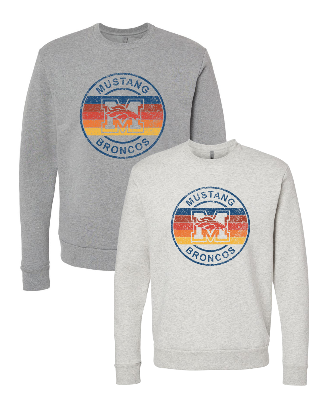 MBI Mustang Broncos (Aviator Nation-Inspired) Sweatshirts