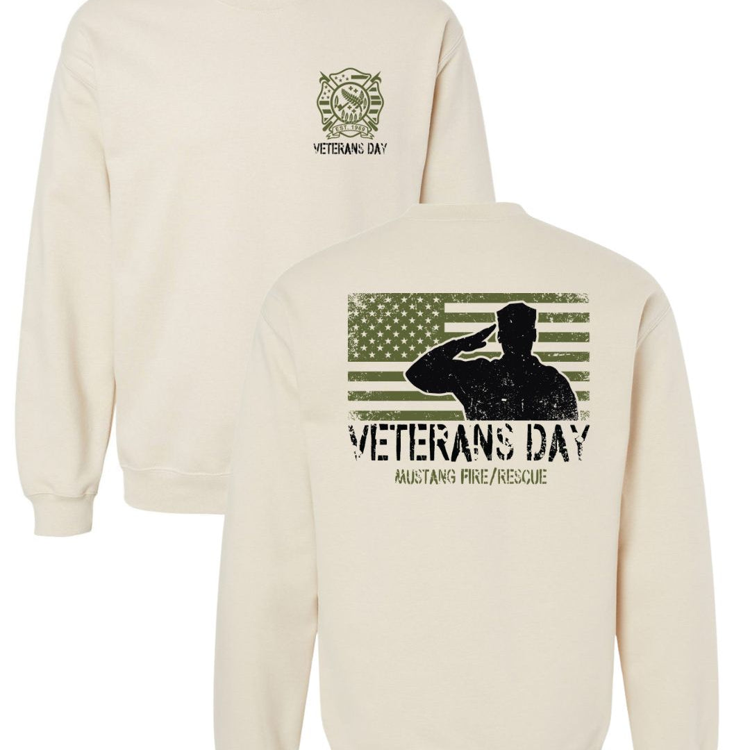 Mustang Fire Veteran's Day Sweatshirt
