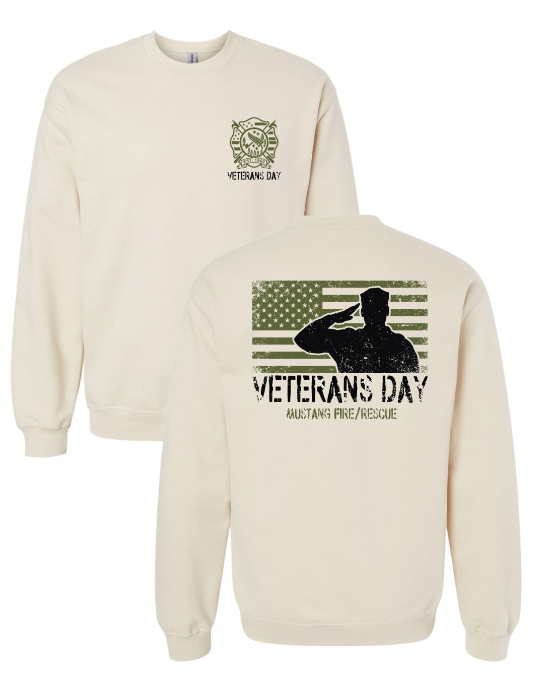 Mustang Fire Veteran's Day Sweatshirt