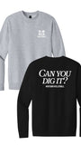 Mustang Volleyball "Can You Dig It?" Sweatshirt - Grey/Black