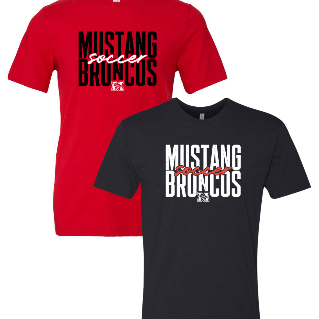 Mustang Girls Soccer - Script (T-Shirt, Hoodie, Sweatshirt)
