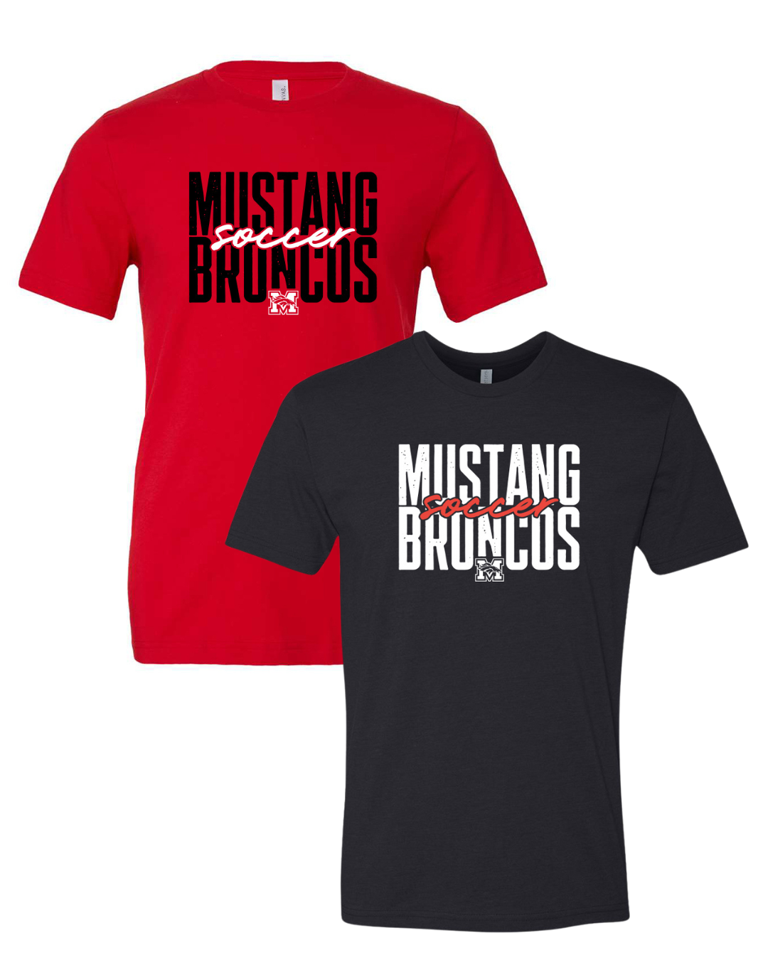 Mustang Girls Soccer - Script (T-Shirt, Hoodie, Sweatshirt)