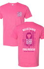 Mustang Fire Breast Cancer Awareness T-Shirt