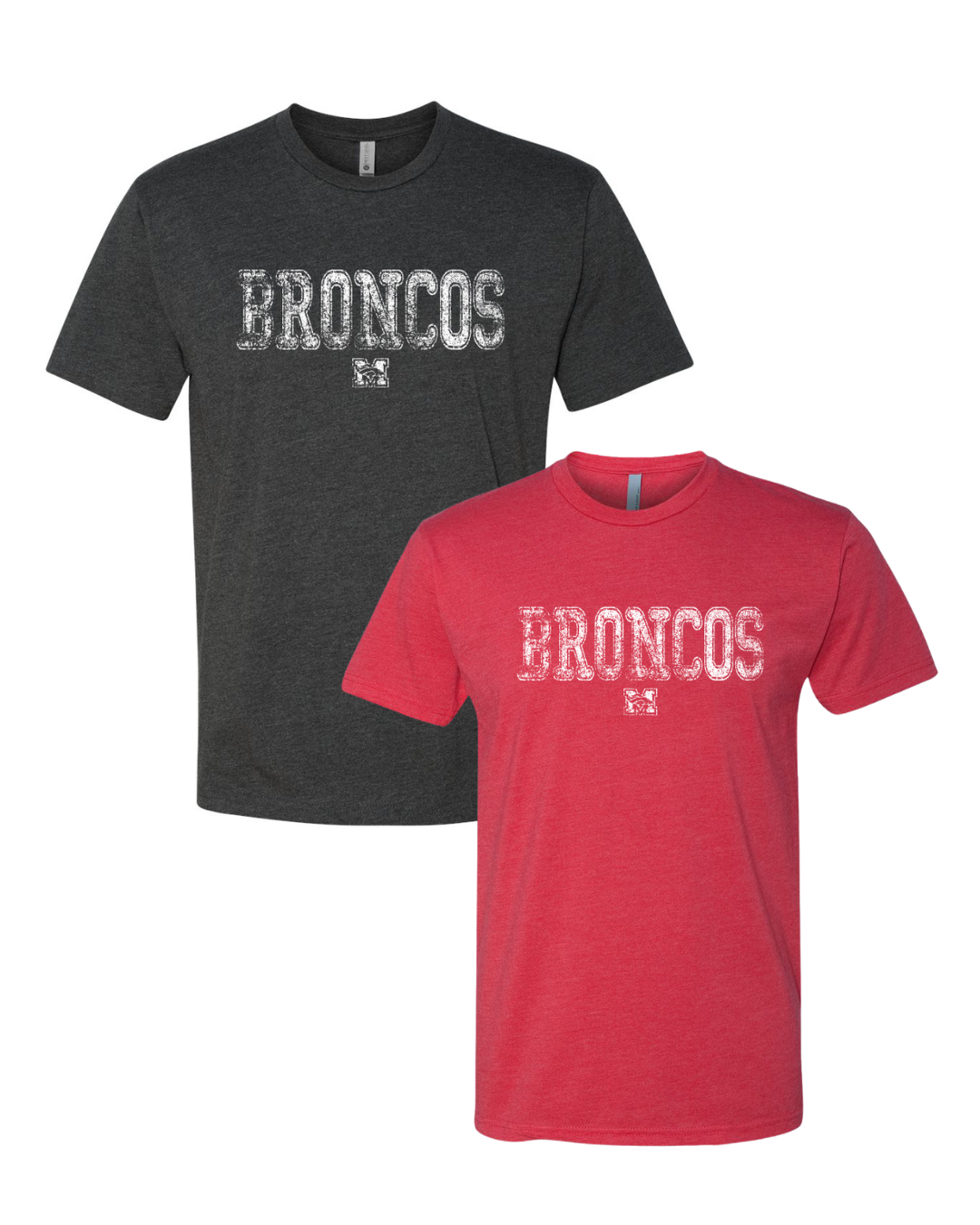 "Broncos" Textured T-Shirts