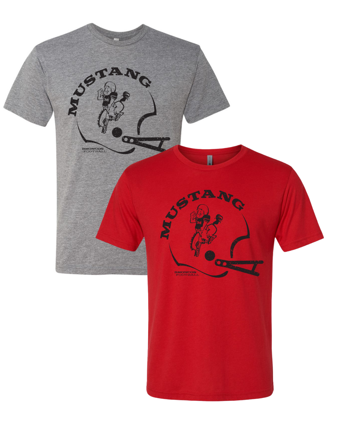Mustang Vintage Helmet T-Shirt (Adult + Youth Sizes)