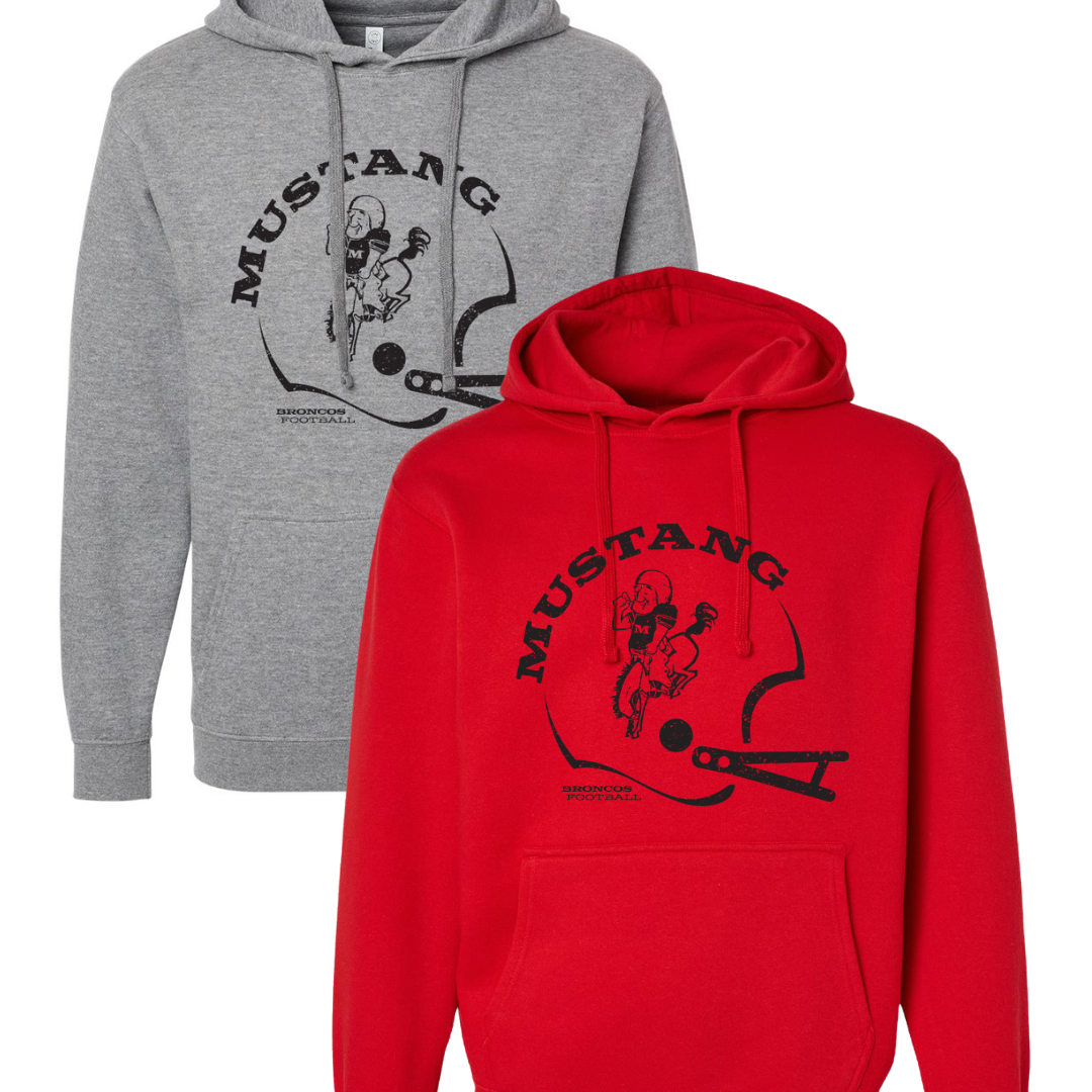 Mustang Vintage Helmet Hoodie