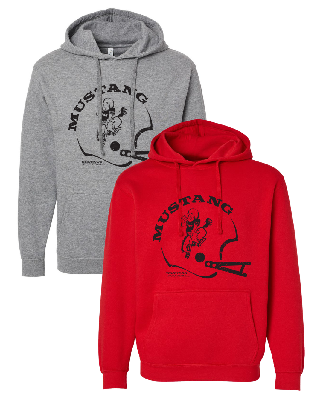 Mustang Vintage Helmet Hoodie