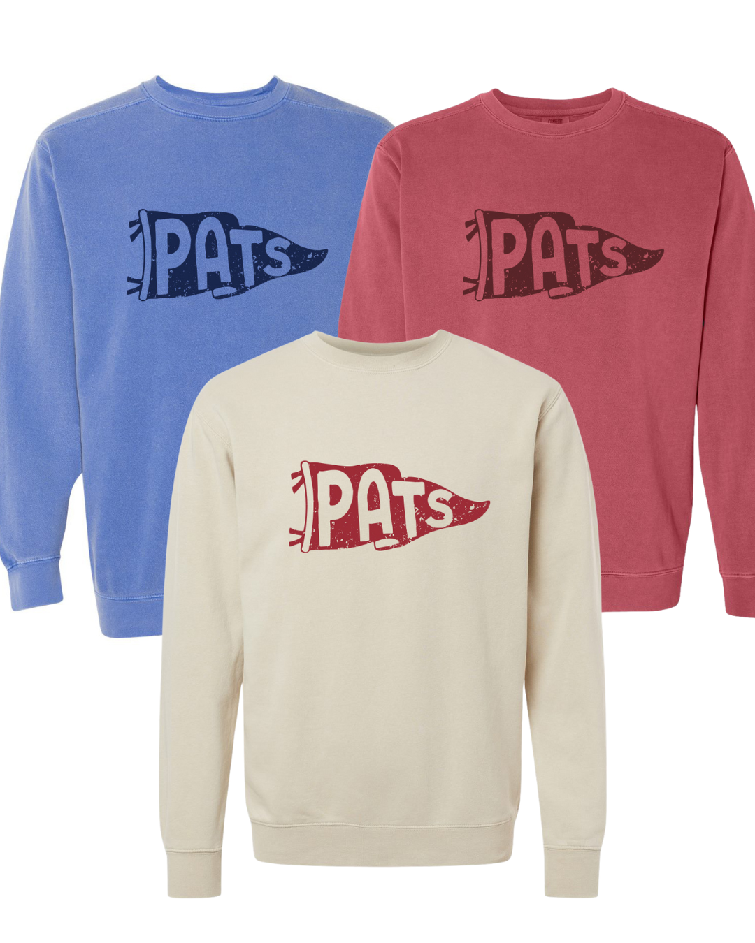 Vintage Pennant "Pats" Sweatshirt