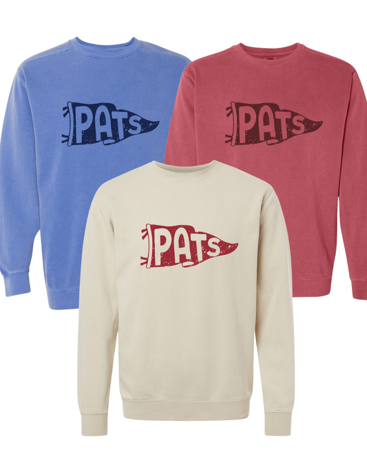 Vintage Pennant "Pats" Sweatshirt