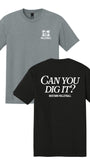 Mustang Volley "Can You Dig It?" T-Shirt - Grey/Black
