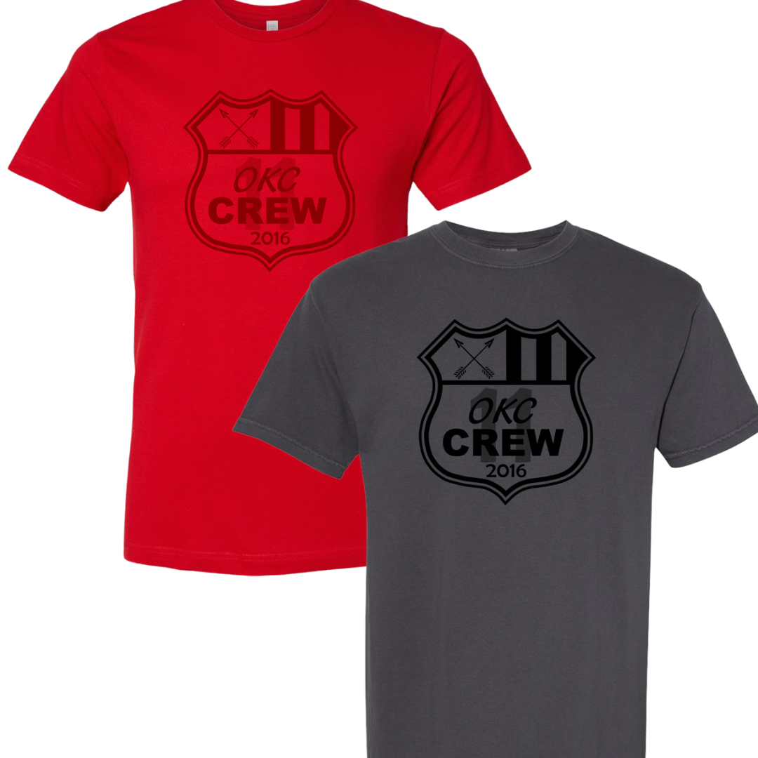 OKC Crew Monochromatic T-Shirt