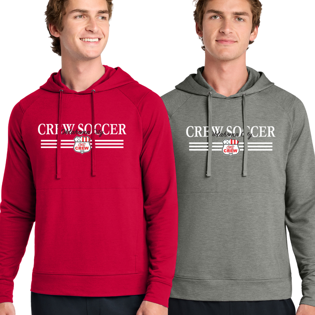 OKC Crew Trainer Sport-Wick® Flex Fleece Pullover Hoodie - Red/Grey