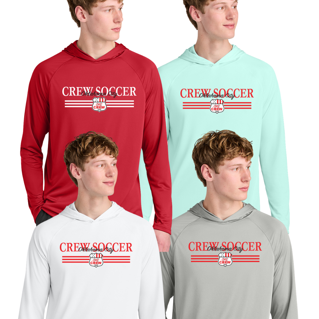 OKC Crew Trainer Cooling Performance Long Sleeve Hooded Tee