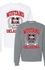 Mustang Broncos Classic Crest Sweatshirt - Vintage/Distressed