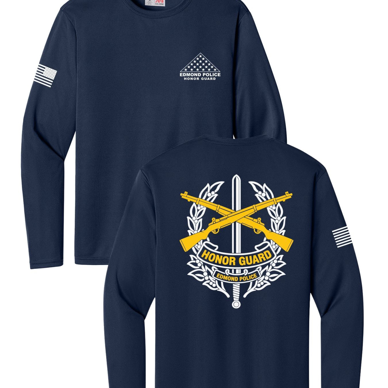 Edmond Police Honor Guard Performance Long Sleeve