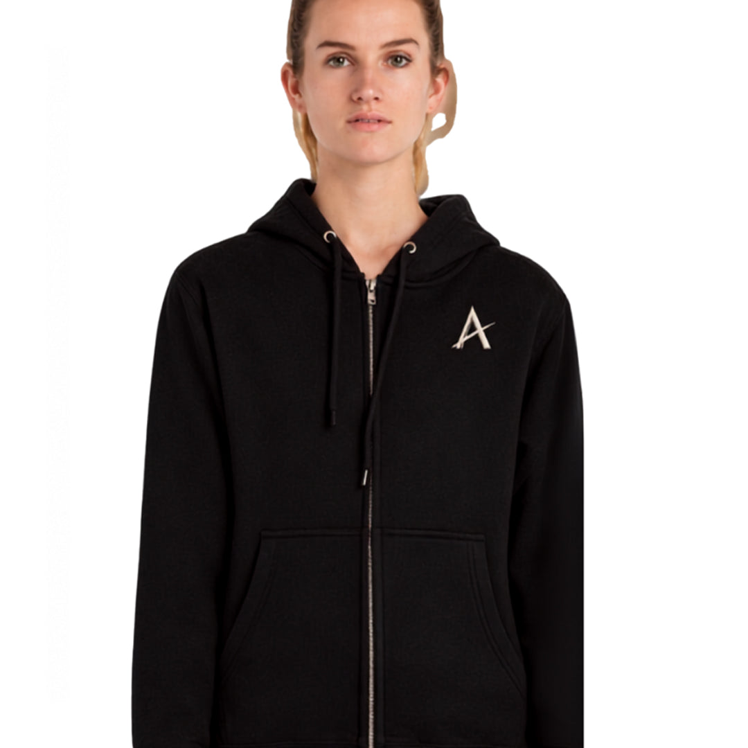 Arize "A" Embroidered Zip-Up