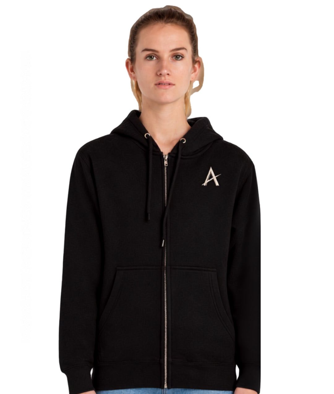 Arize "A" Embroidered Zip-Up