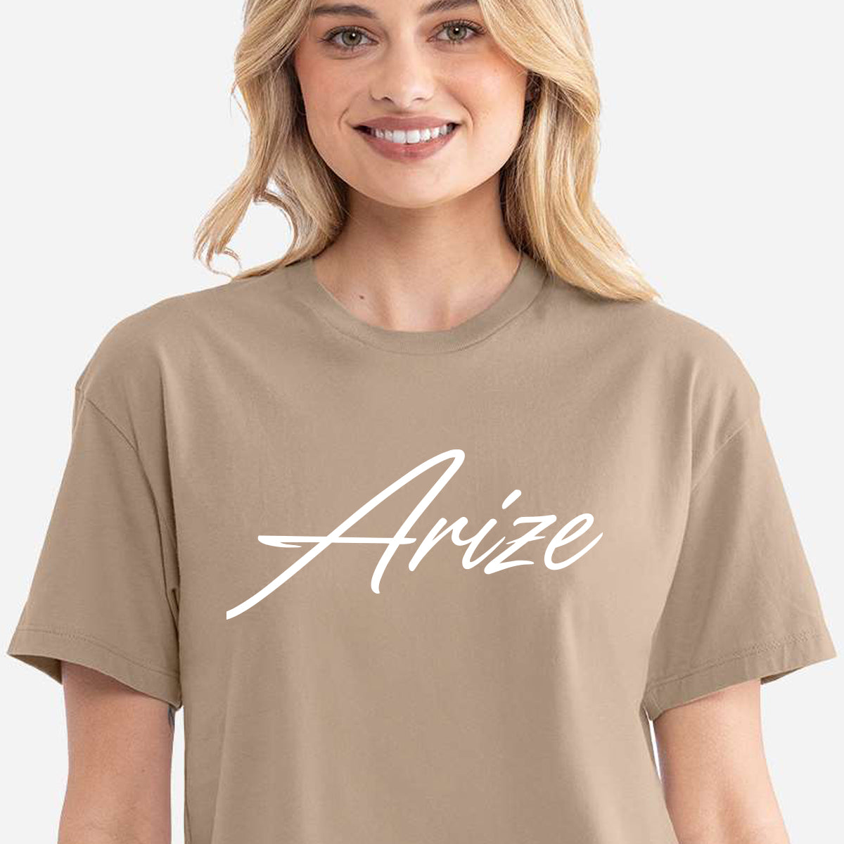 Script Cropped T-Shirt - Women's