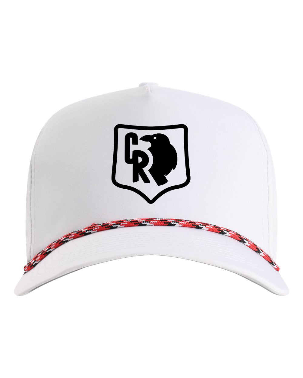 Crow Roost Rope Embroidered Hat - White