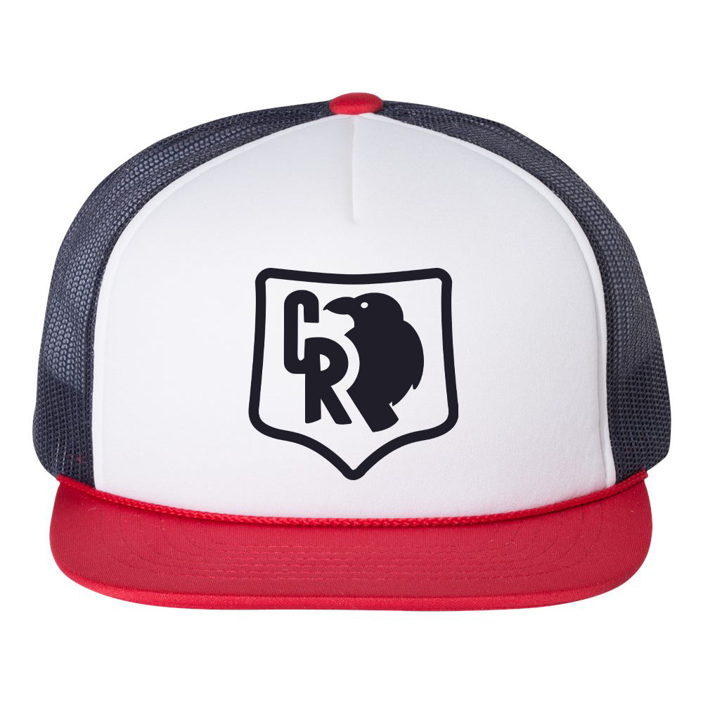 Crow Roost Foam Hat - Red/Navy