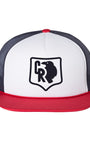 Crow Roost Foam Hat - Red/Navy