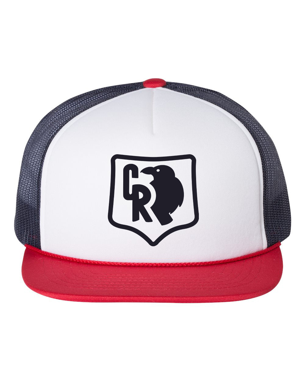 Crow Roost Foam Hat - Red/Navy