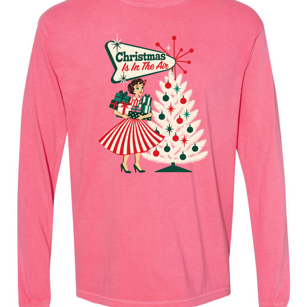 Christmas is in Air Long Sleeve (Comfort Colors)