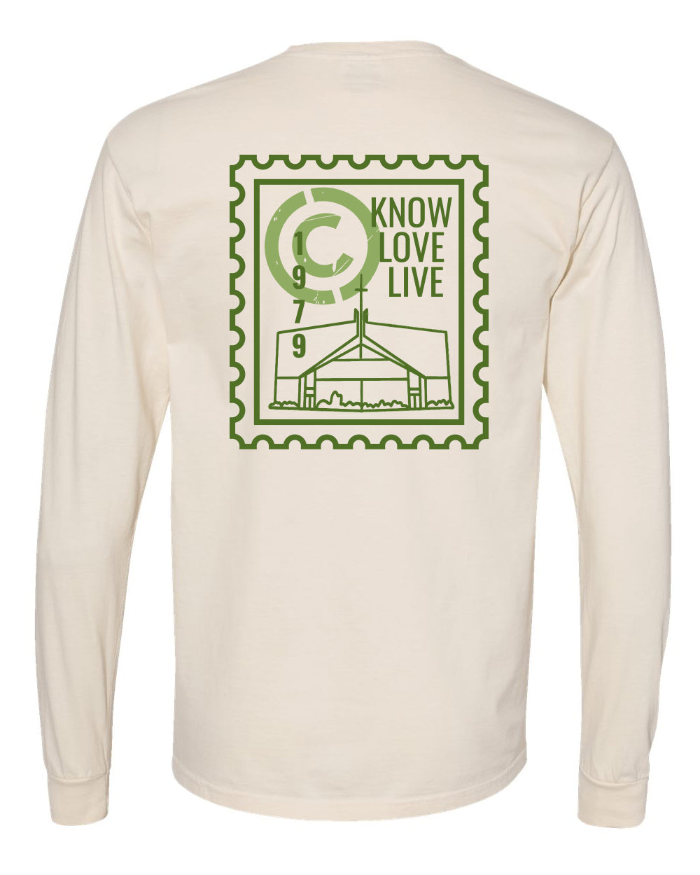 Covenant Students Know Love Live Long Sleeve Shirt - Cream