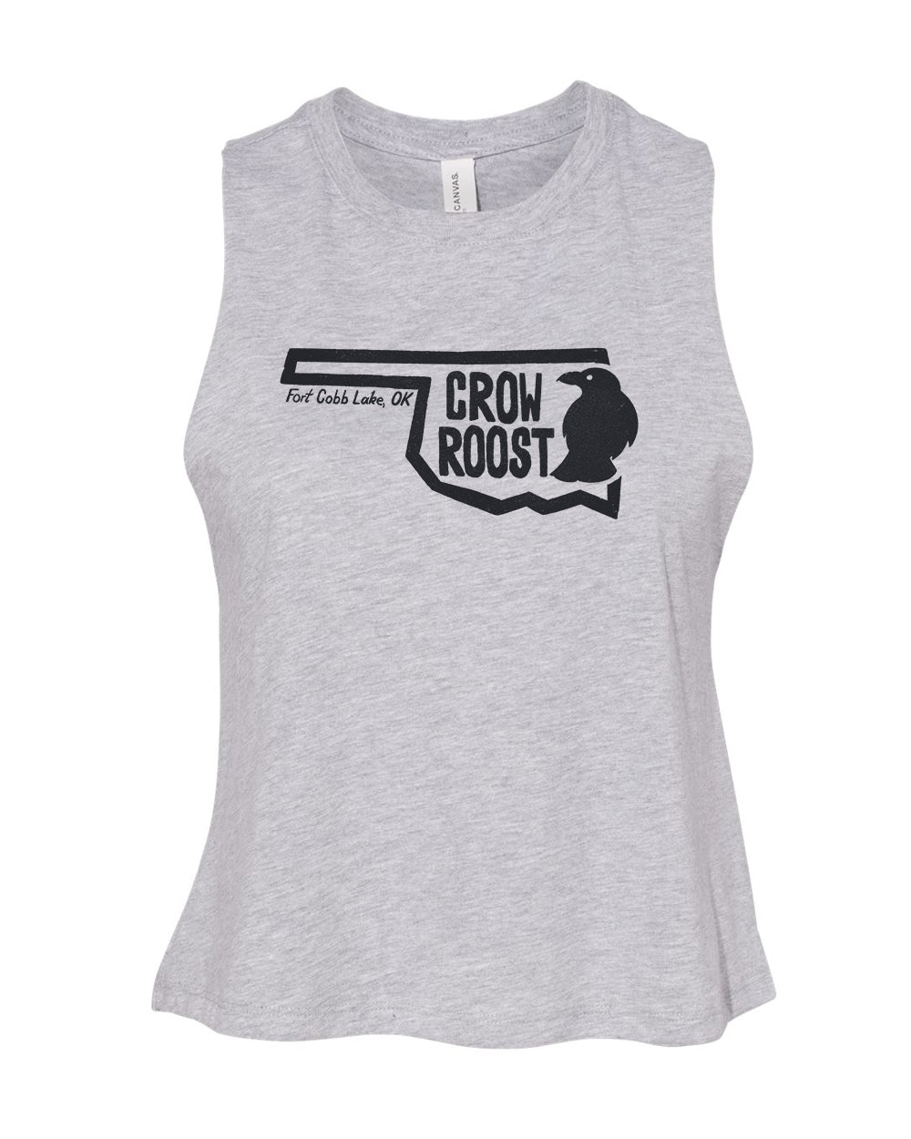 Crow Roost Women's Racerback Crop Tank