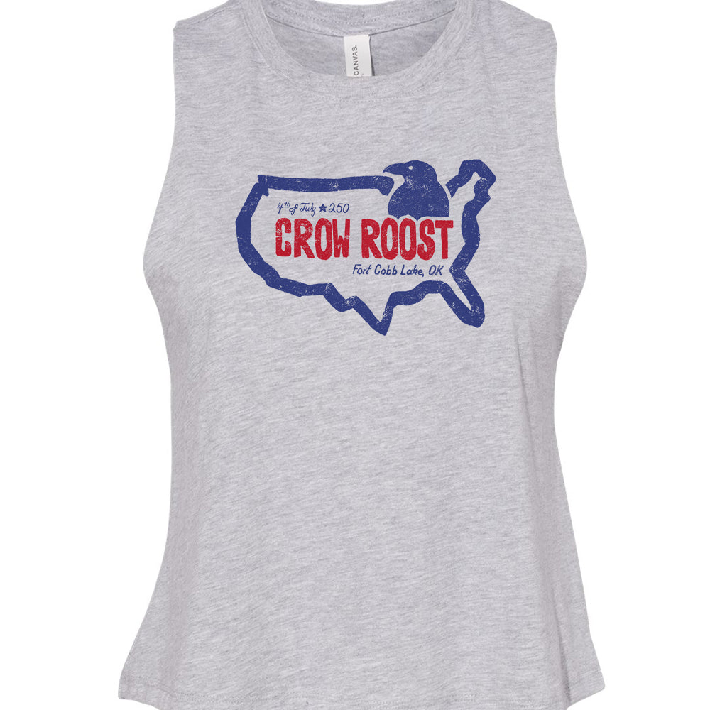 Crow Roost 250 Women's Racerback Crop Tank