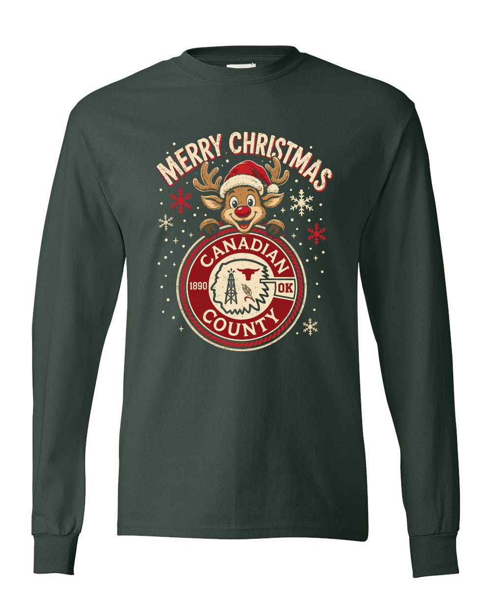 Canadian County "Reindeer" Long Sleeve