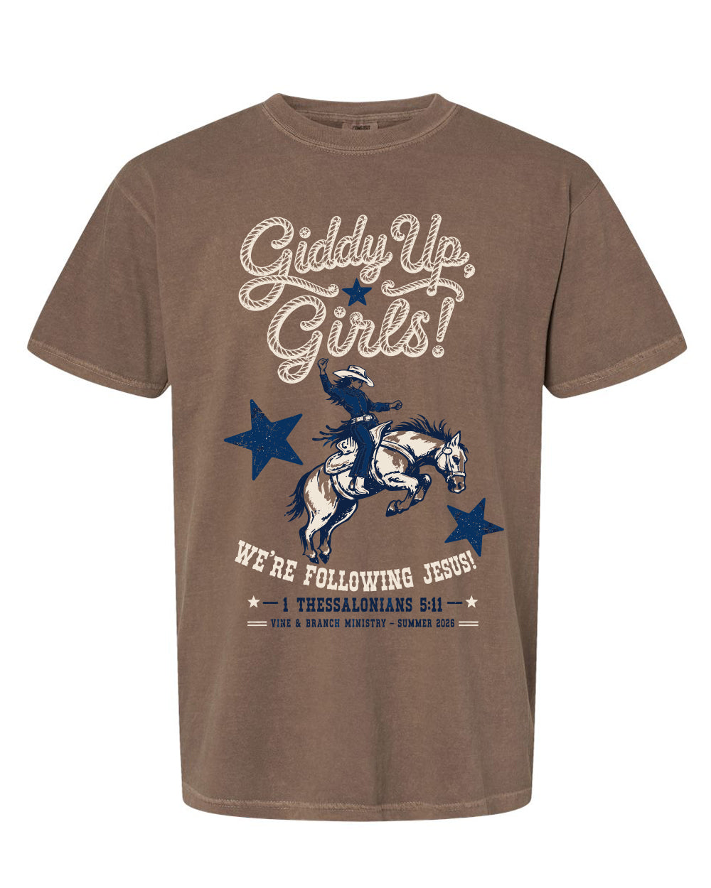 Giddy Up Girls T-Shirt - Comfort Colors