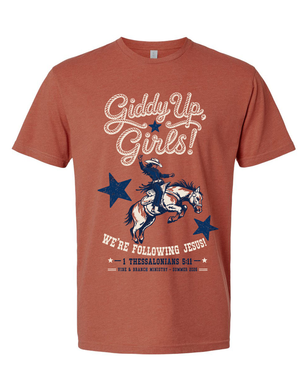 Giddy Up Girls T-Shirt - Next Level 50/50 Blend (Soft!)