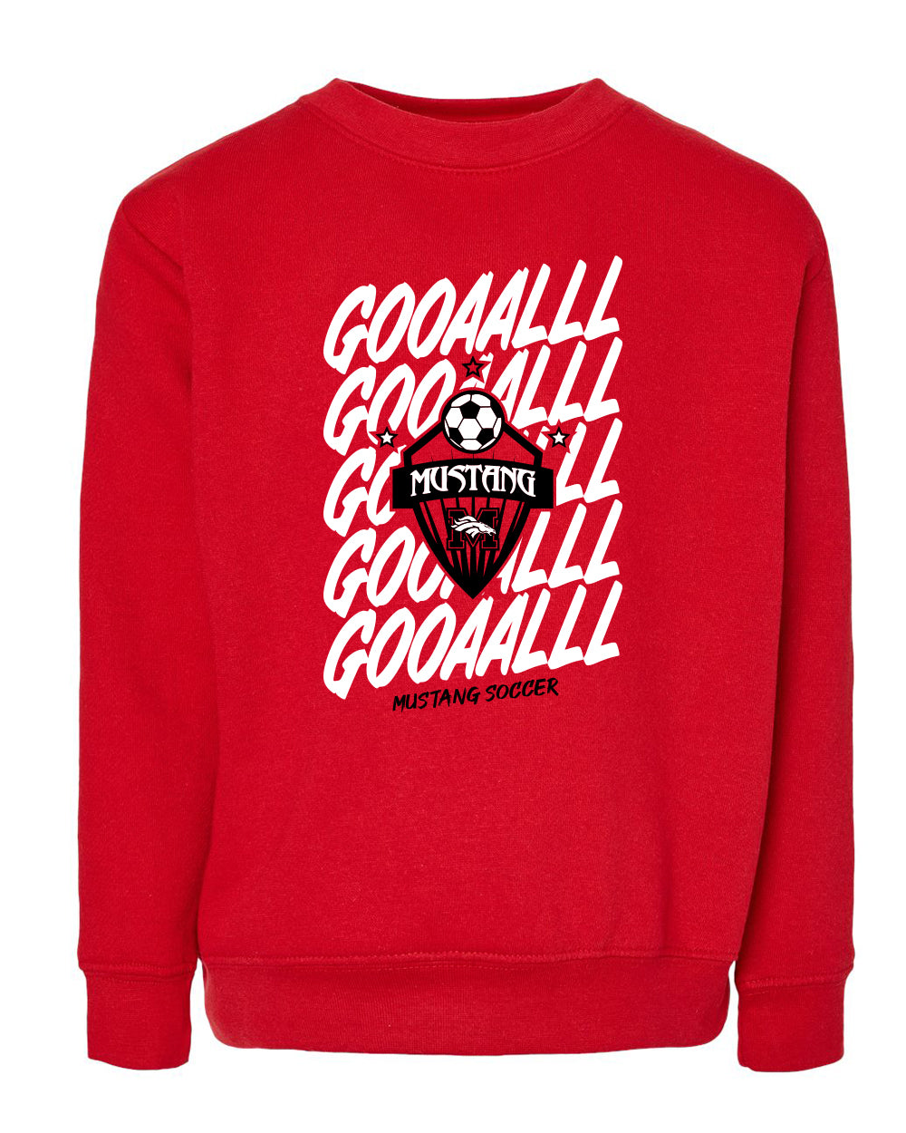 (YOUTH) Mustang Boys Soccer GOOAALL (T-Shirts & Sweatshirts)